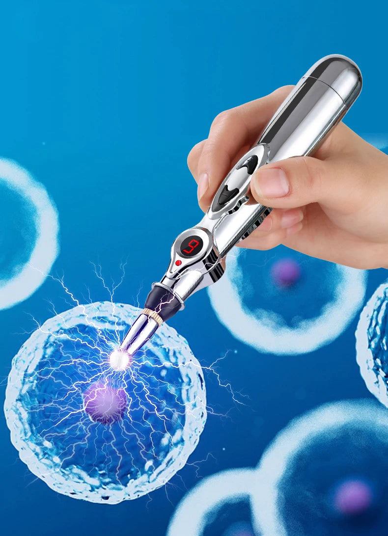 Electronic Acupuncture Point Massage Pen Multi-Function Meridian Press Energy Therapy Power Pen Pain Relief Tool