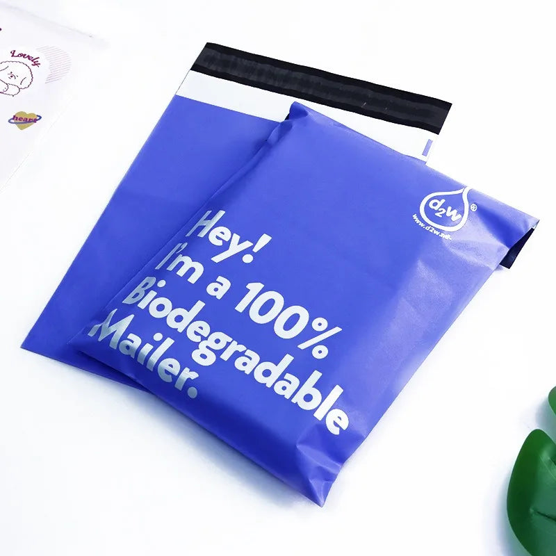 Biodegradable Shipping Bags,50 Count Compostable Poly Mailers with Eco Friendly Packaging Envelopes Supplies Mailing Bags