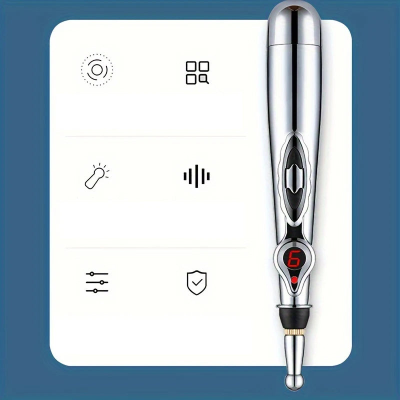 Electronic Acupuncture Point Massage Pen Multi-Function Meridian Press Energy Therapy Power Pen Pain Relief Tool