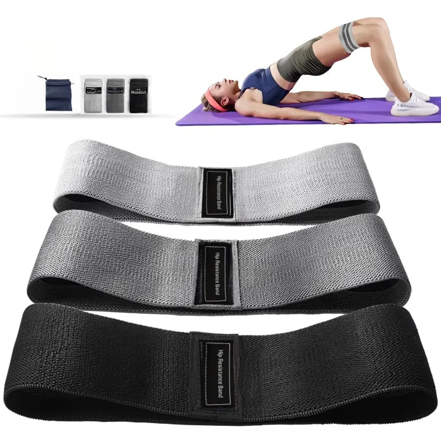 Basic Fabric Resistance Hip Booty Bands Glute Squat Circle Stretch Fitness Strips Loops Yoga Gym Equipment