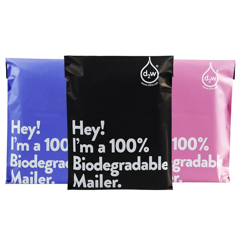 Biodegradable Shipping Bags,50 Count Compostable Poly Mailers with Eco Friendly Packaging Envelopes Supplies Mailing Bags